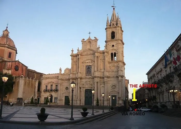 Alojamento de Acomodação e Pequeno-almoço The Artists Acireale
